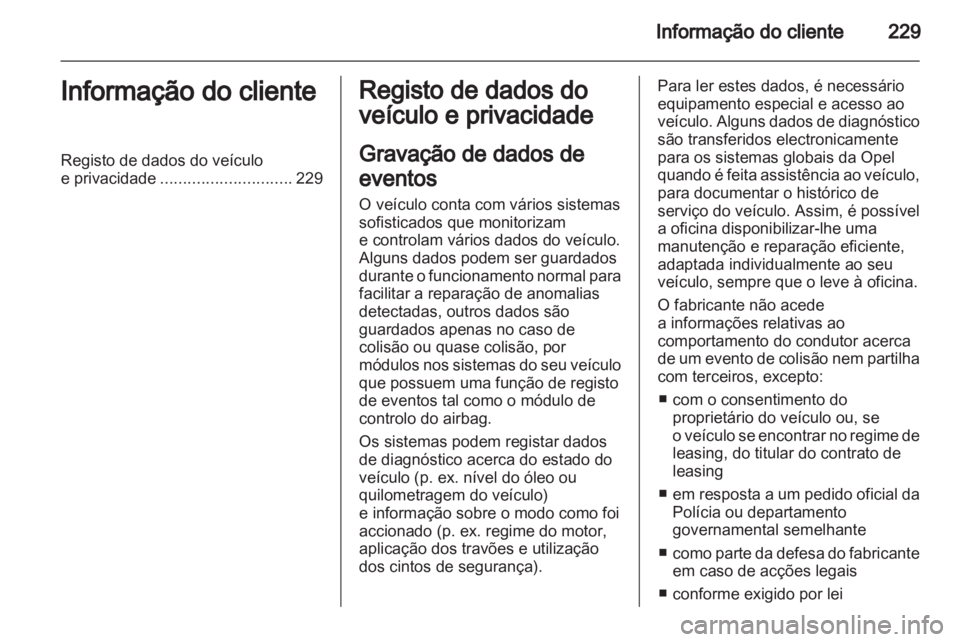 OPEL ZAFIRA 2012  Manual de Instruções (in Portugues) 