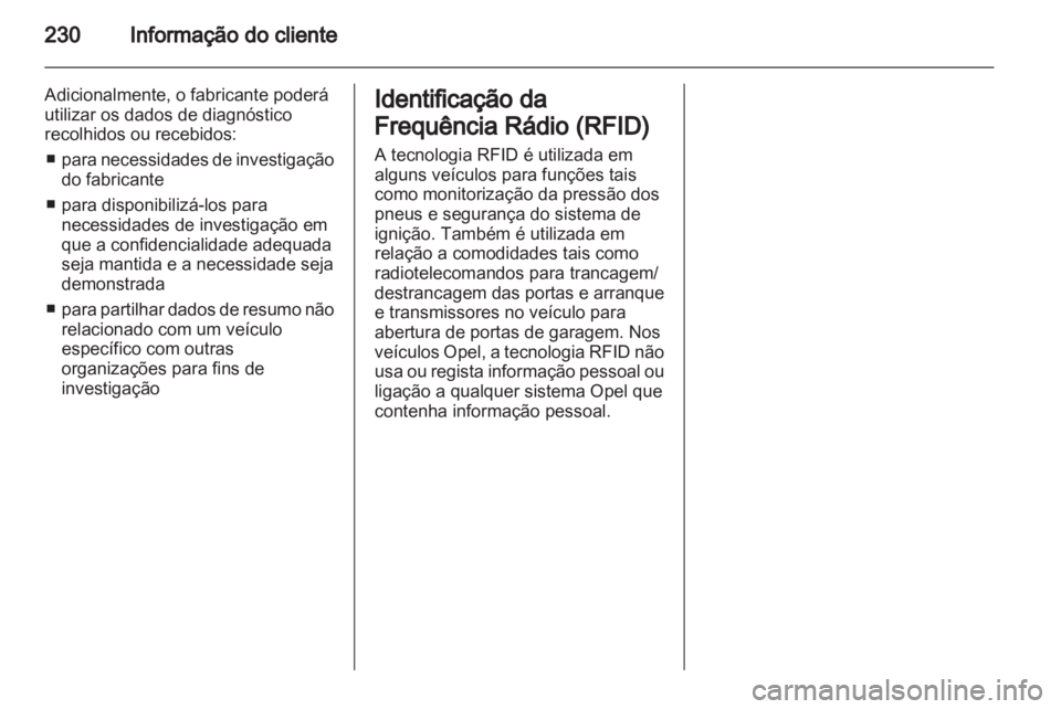 OPEL ZAFIRA 2012  Manual de Instruções (in Portugues) 