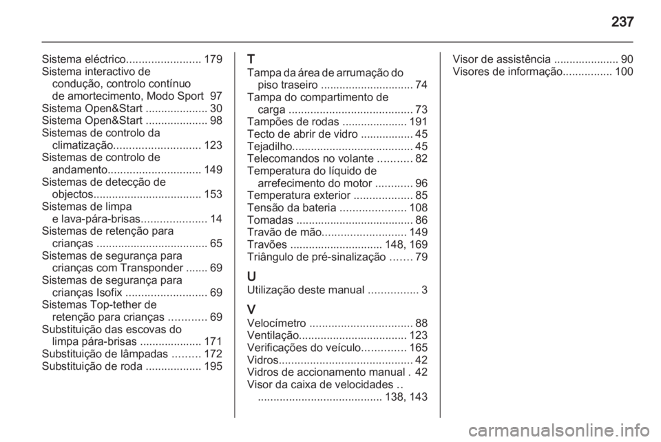 OPEL ZAFIRA 2012  Manual de Instruções (in Portugues) 