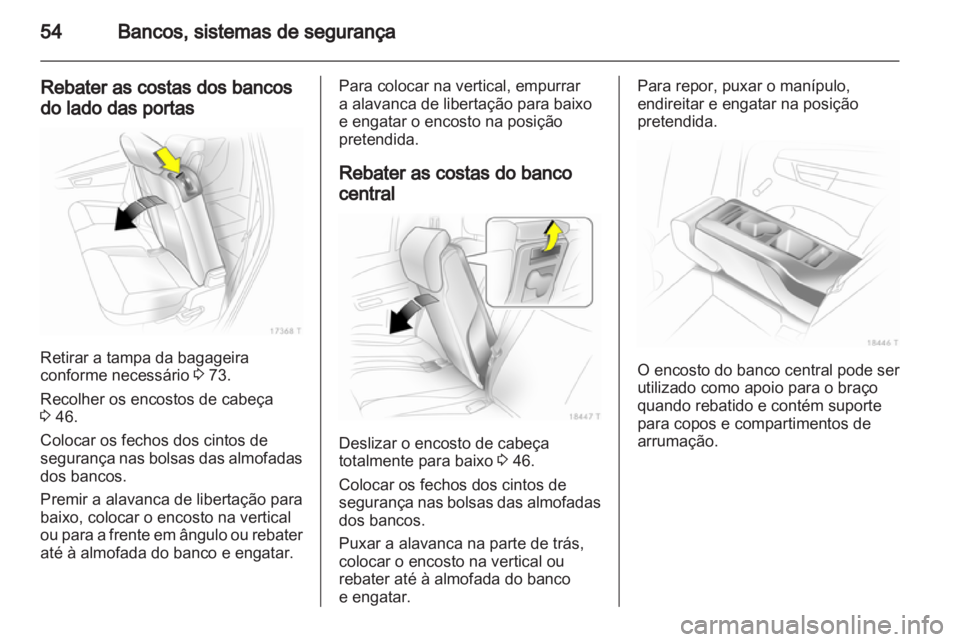 OPEL ZAFIRA 2012  Manual de Instruções (in Portugues) 