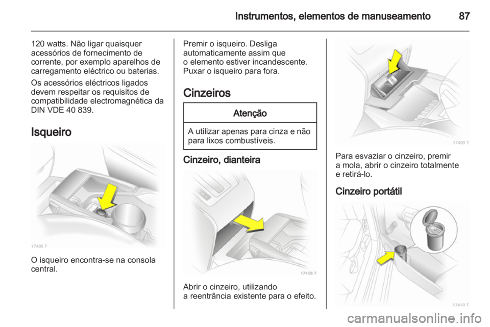 OPEL ZAFIRA 2012  Manual de Instruções (in Portugues) 