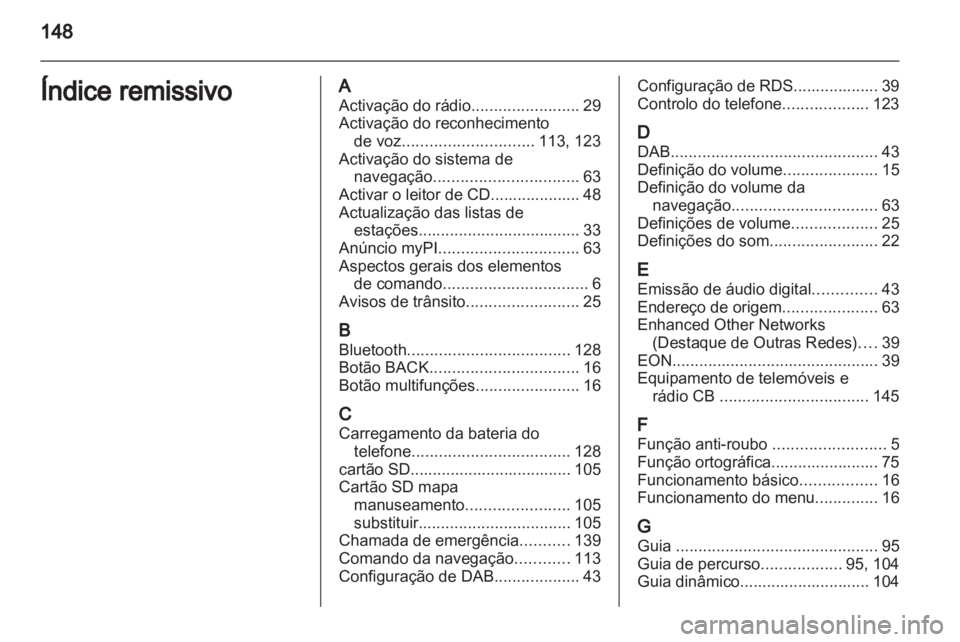 OPEL ZAFIRA C 2013.5  Manual de Informação e Lazer (in Portugues) 