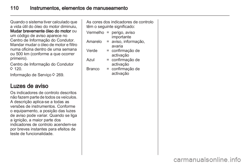 OPEL ZAFIRA TOURER 2012  Manual de Instruções (in Portugues) 