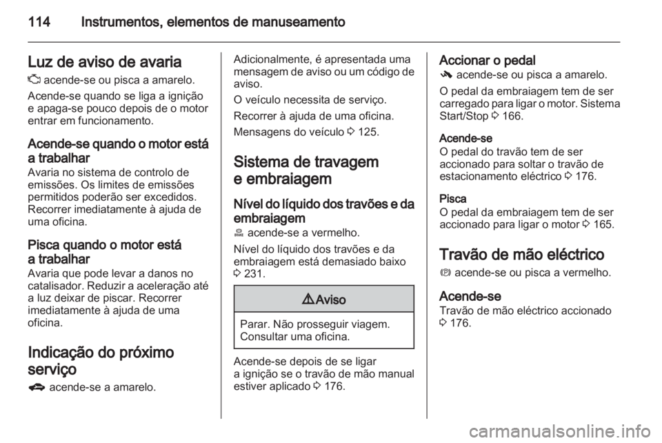 OPEL ZAFIRA TOURER 2012  Manual de Instruções (in Portugues) 