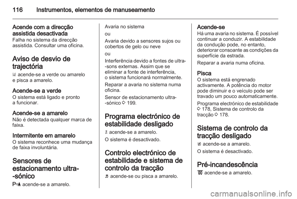 OPEL ZAFIRA TOURER 2012  Manual de Instruções (in Portugues) 