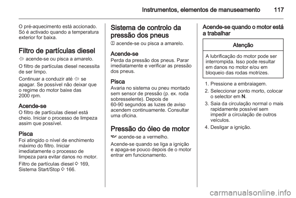 OPEL ZAFIRA TOURER 2012  Manual de Instruções (in Portugues) 