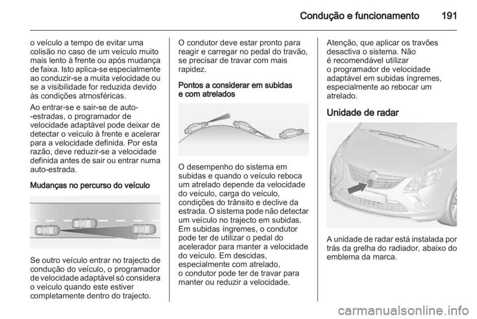 OPEL ZAFIRA TOURER 2012  Manual de Instruções (in Portugues) 