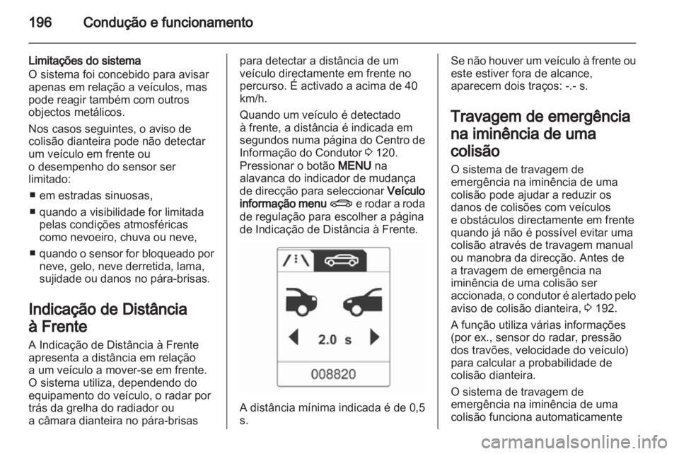 OPEL ZAFIRA TOURER 2012  Manual de Instruções (in Portugues) 