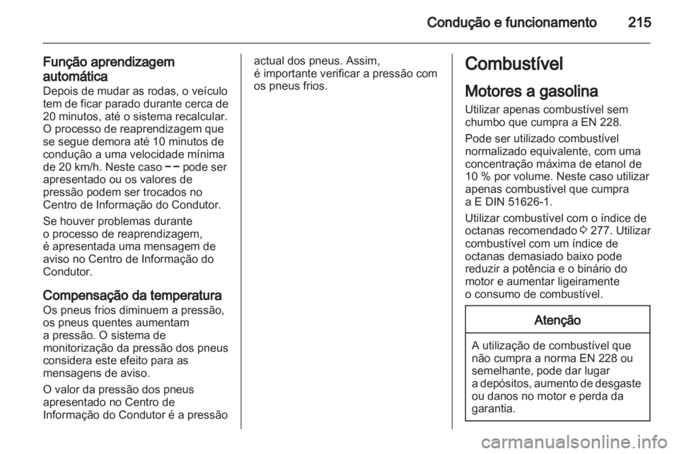 OPEL ZAFIRA TOURER 2012  Manual de Instruções (in Portugues) 