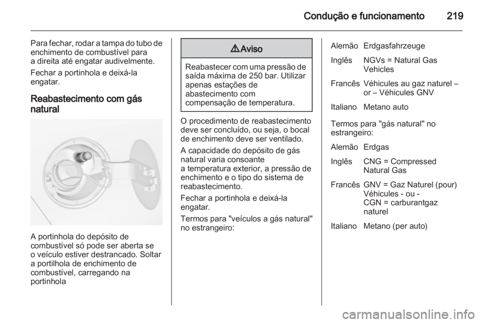 OPEL ZAFIRA TOURER 2012  Manual de Instruções (in Portugues) 