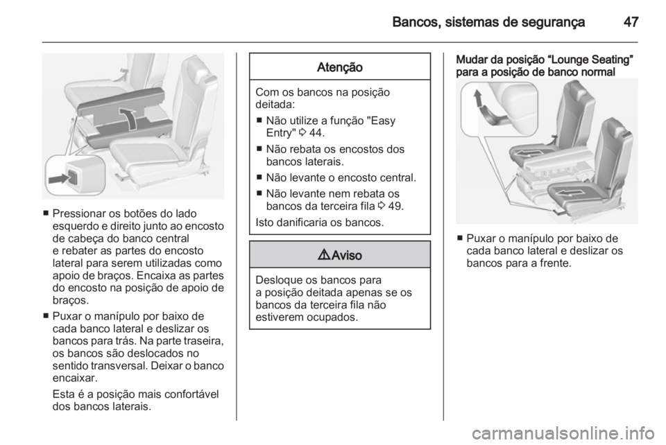 OPEL ZAFIRA TOURER 2012  Manual de Instruções (in Portugues) 