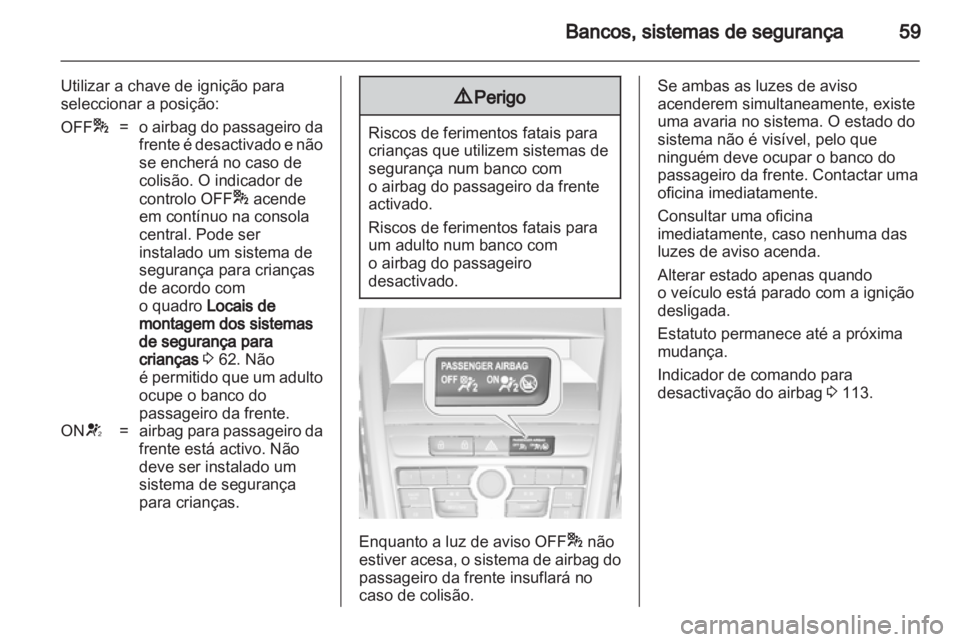 OPEL ZAFIRA TOURER 2012  Manual de Instruções (in Portugues) 