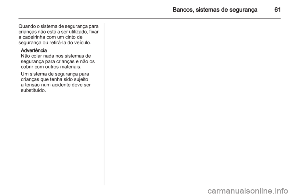 OPEL ZAFIRA TOURER 2012  Manual de Instruções (in Portugues) 