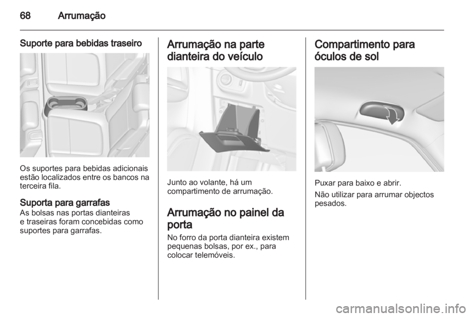 OPEL ZAFIRA TOURER 2012  Manual de Instruções (in Portugues) 