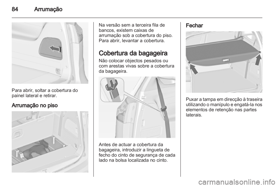 OPEL ZAFIRA TOURER 2012  Manual de Instruções (in Portugues) 