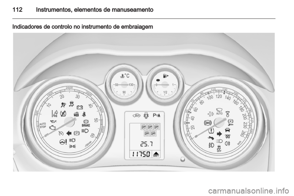 OPEL ZAFIRA TOURER 2012.5  Manual de Instruções (in Portugues) 
