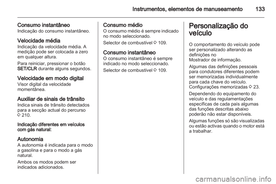 OPEL ZAFIRA TOURER 2012.5  Manual de Instruções (in Portugues) 
