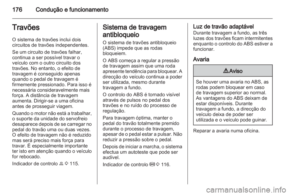 OPEL ZAFIRA TOURER 2012.5  Manual de Instruções (in Portugues) 