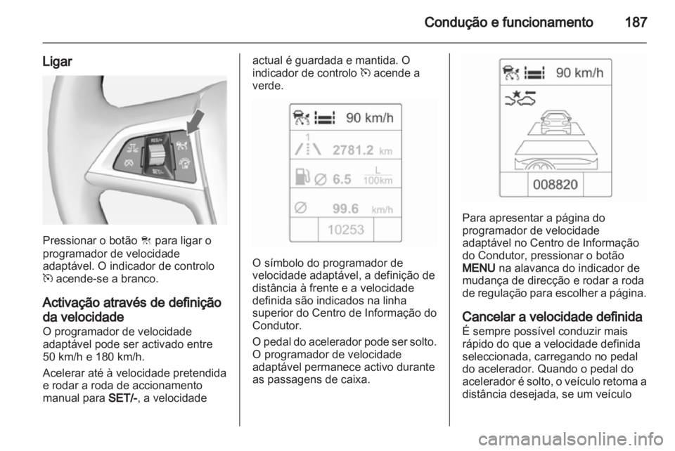 OPEL ZAFIRA TOURER 2012.5  Manual de Instruções (in Portugues) 