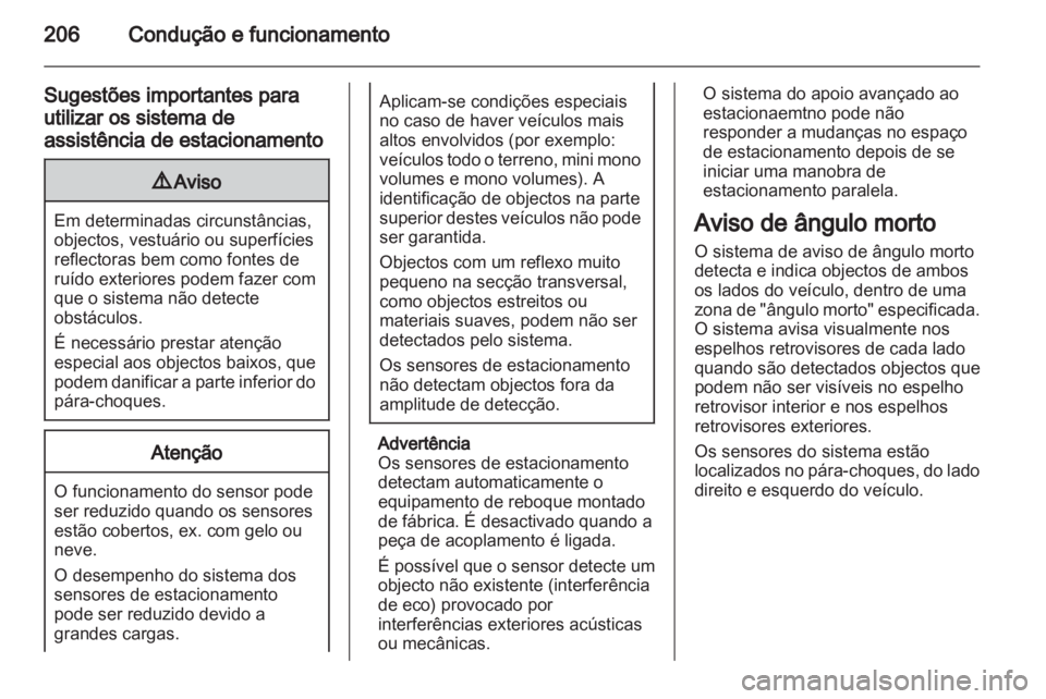 OPEL ZAFIRA TOURER 2012.5  Manual de Instruções (in Portugues) 