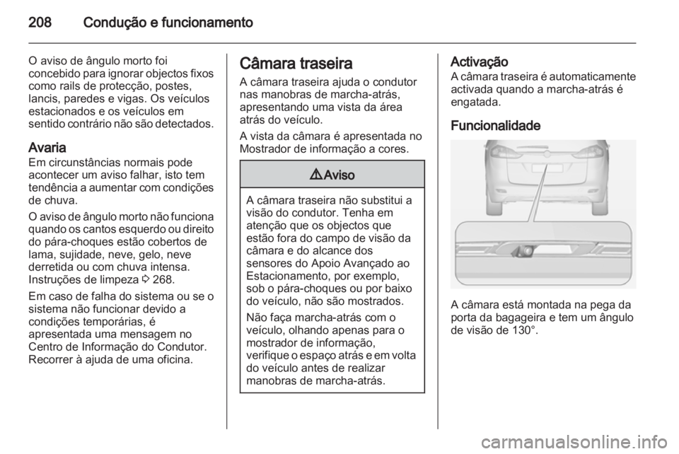 OPEL ZAFIRA TOURER 2012.5  Manual de Instruções (in Portugues) 