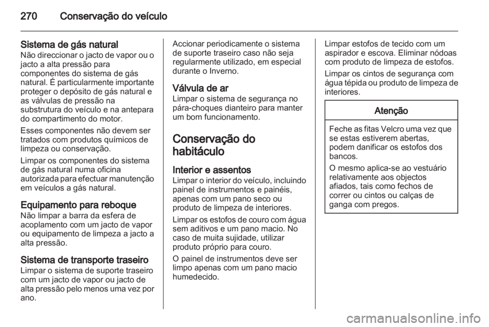 OPEL ZAFIRA TOURER 2012.5  Manual de Instruções (in Portugues) 