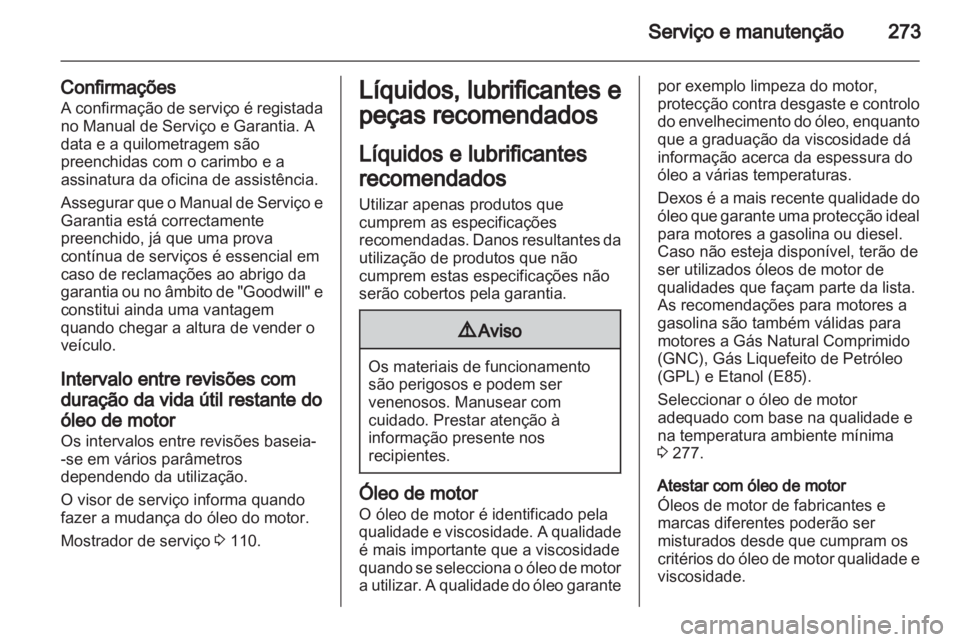 OPEL ZAFIRA TOURER 2012.5  Manual de Instruções (in Portugues) 