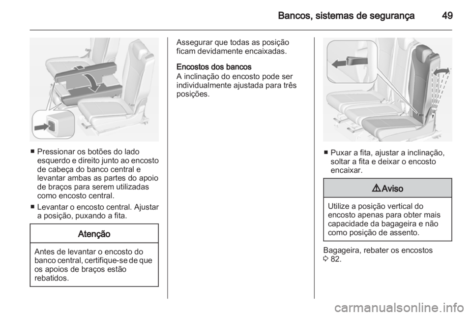 OPEL ZAFIRA TOURER 2012.5  Manual de Instruções (in Portugues) 