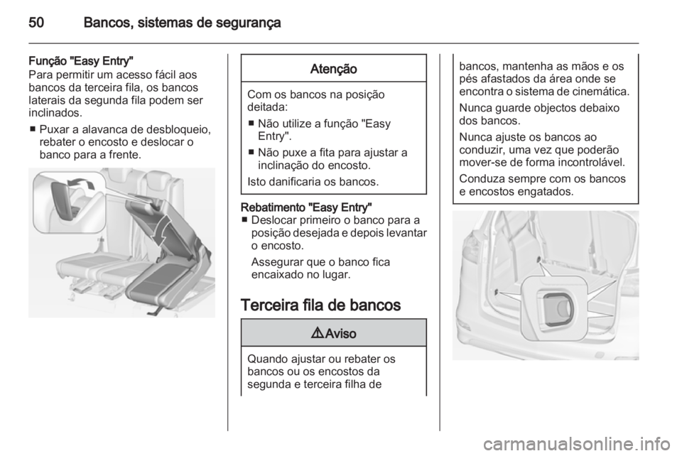 OPEL ZAFIRA TOURER 2012.5  Manual de Instruções (in Portugues) 