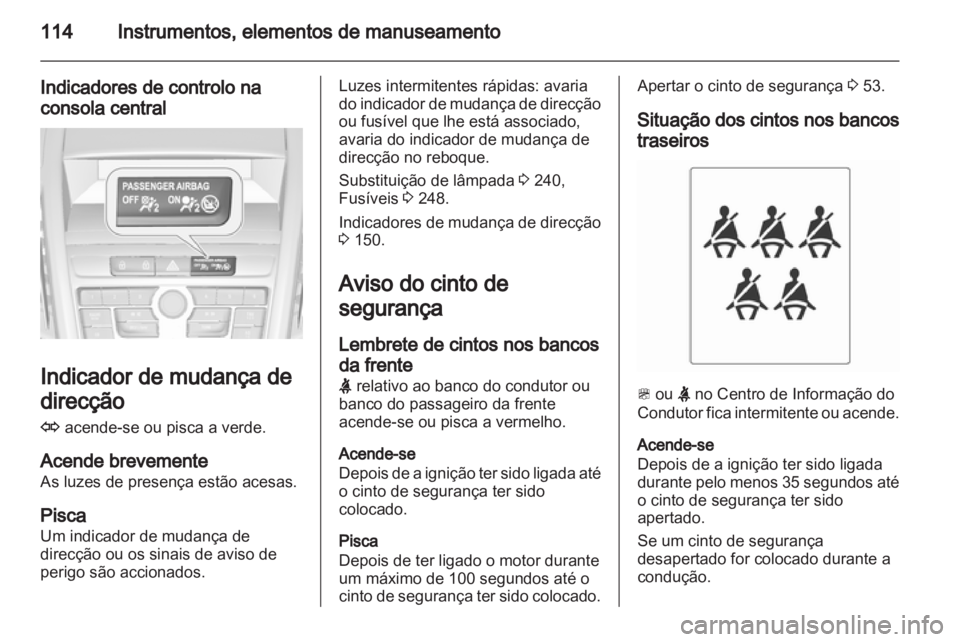 OPEL ZAFIRA TOURER 2013  Manual de Instruções (in Portugues) 