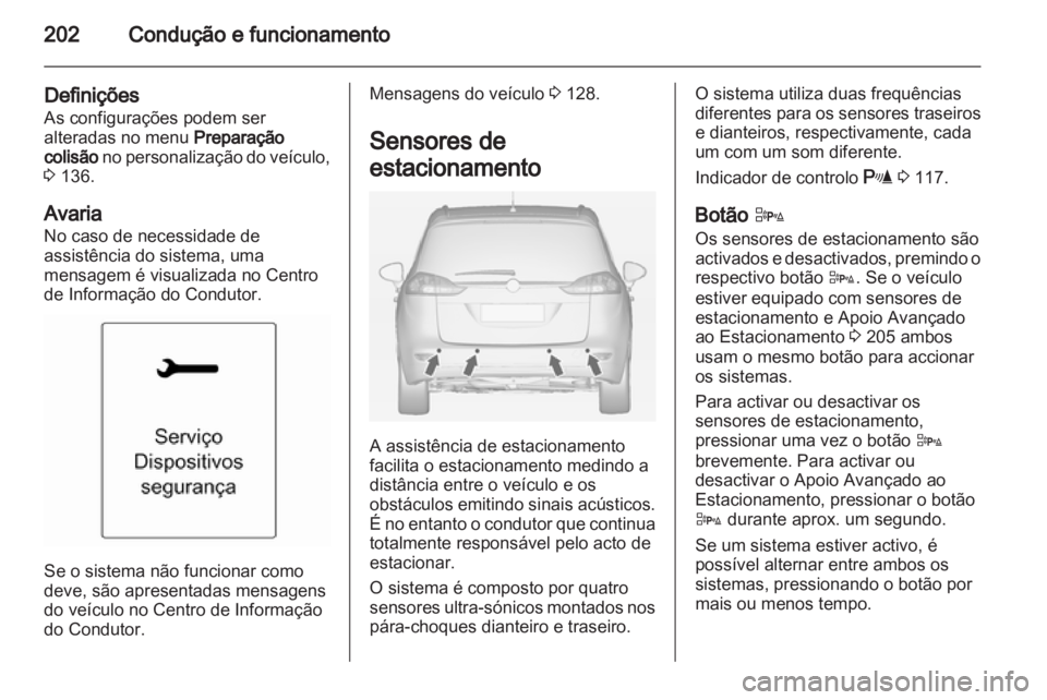 OPEL ZAFIRA TOURER 2013  Manual de Instruções (in Portugues) 