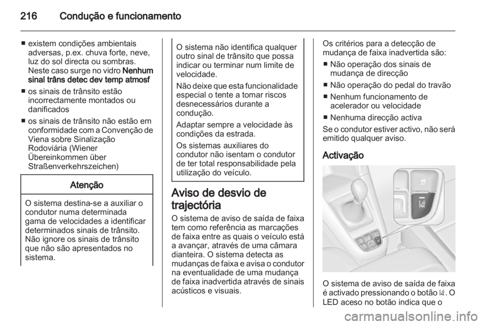 OPEL ZAFIRA TOURER 2013  Manual de Instruções (in Portugues) 