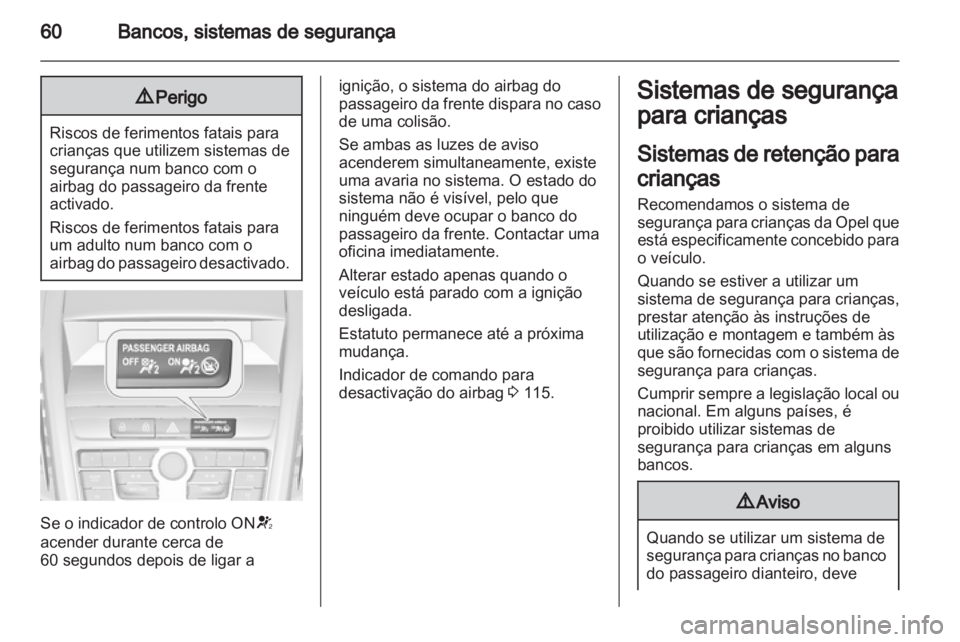 OPEL ZAFIRA TOURER 2013  Manual de Instruções (in Portugues) 