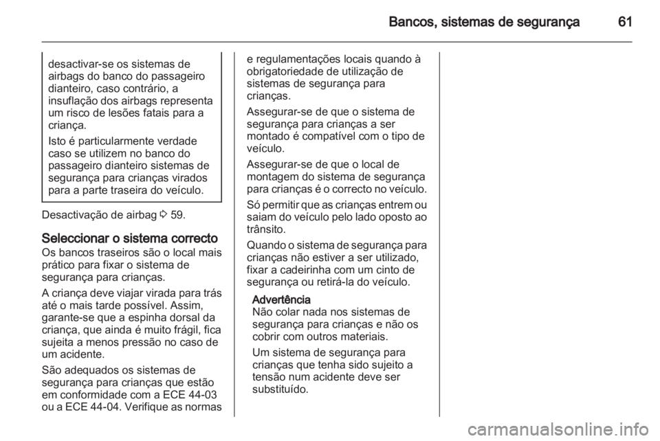 OPEL ZAFIRA TOURER 2013  Manual de Instruções (in Portugues) 