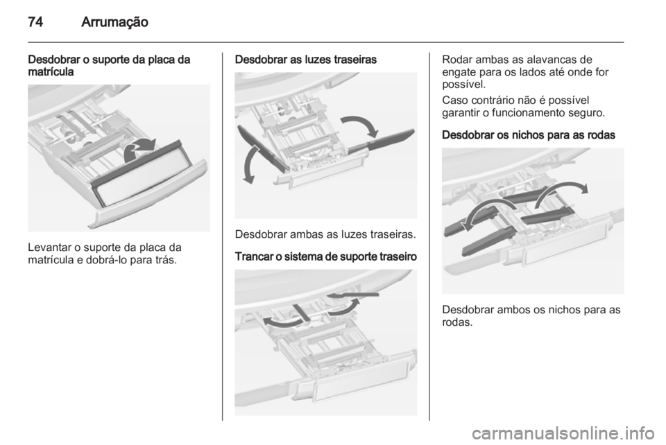 OPEL ZAFIRA TOURER 2013  Manual de Instruções (in Portugues) 
