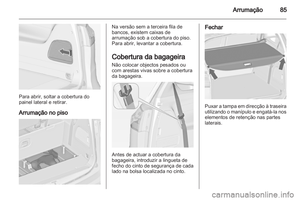 OPEL ZAFIRA TOURER 2013  Manual de Instruções (in Portugues) 