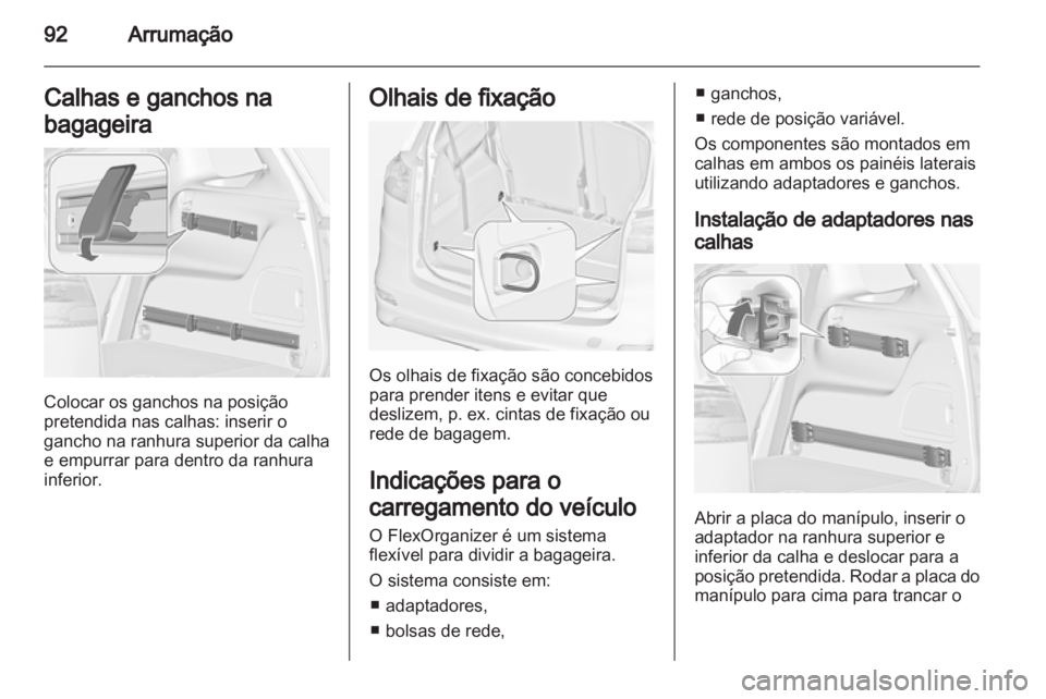 OPEL ZAFIRA TOURER 2013  Manual de Instruções (in Portugues) 