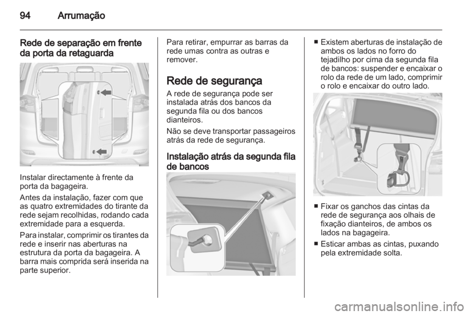 OPEL ZAFIRA TOURER 2013  Manual de Instruções (in Portugues) 