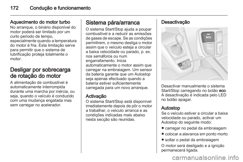 OPEL ZAFIRA TOURER 2013.5  Manual de Instruções (in Portugues) 