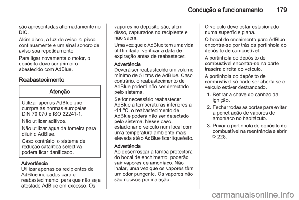 OPEL ZAFIRA TOURER 2013.5  Manual de Instruções (in Portugues) 