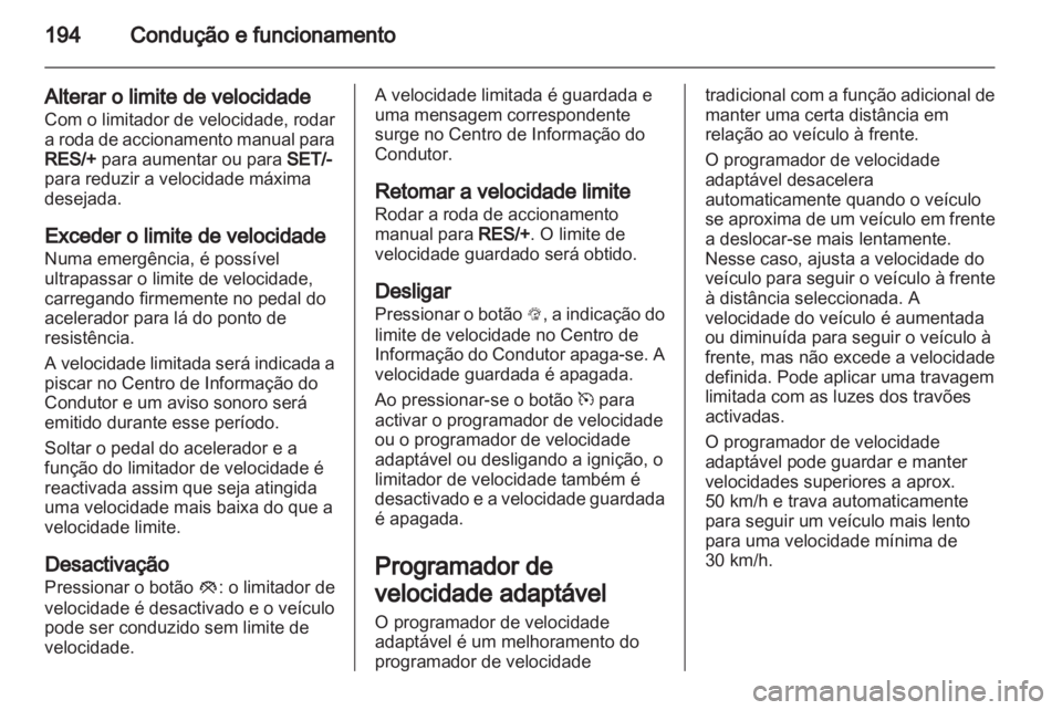 OPEL ZAFIRA TOURER 2013.5  Manual de Instruções (in Portugues) 