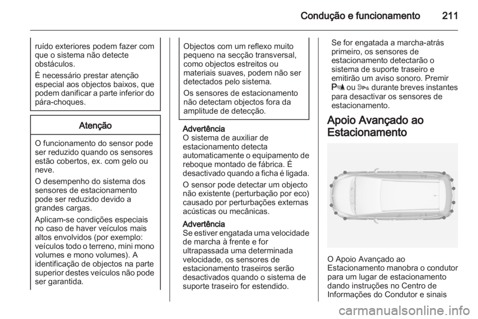 OPEL ZAFIRA TOURER 2013.5  Manual de Instruções (in Portugues) 