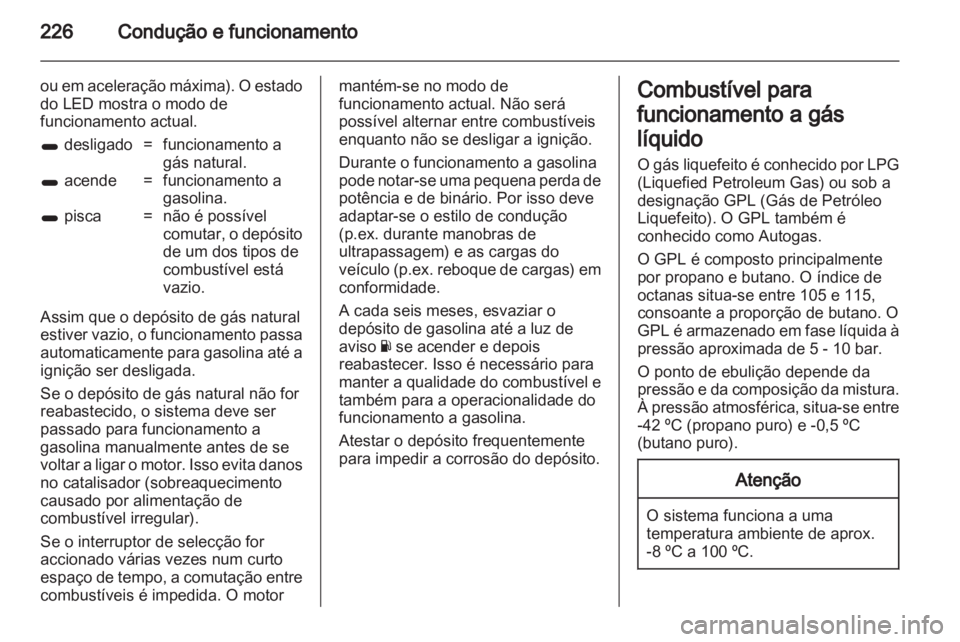 OPEL ZAFIRA TOURER 2013.5  Manual de Instruções (in Portugues) 
