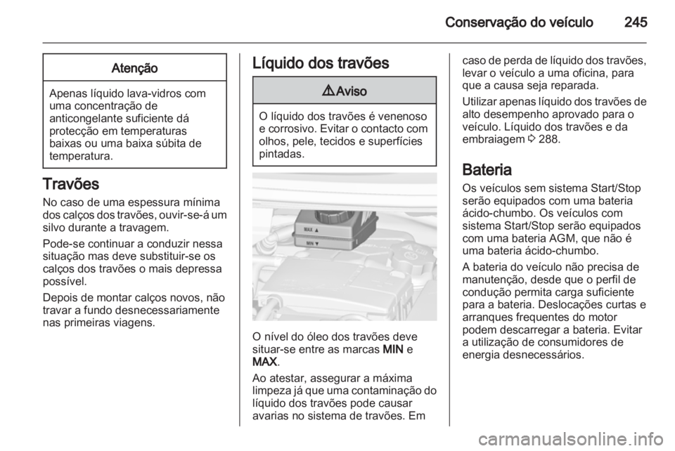 OPEL ZAFIRA TOURER 2013.5  Manual de Instruções (in Portugues) 