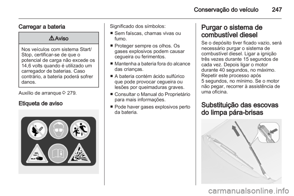 OPEL ZAFIRA TOURER 2013.5  Manual de Instruções (in Portugues) 