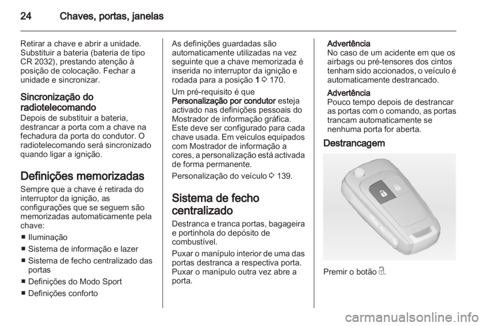 OPEL ZAFIRA TOURER 2013.5  Manual de Instruções (in Portugues) 