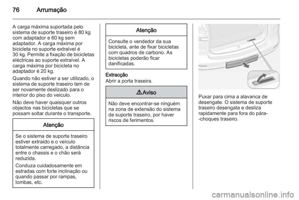 OPEL ZAFIRA TOURER 2013.5  Manual de Instruções (in Portugues) 