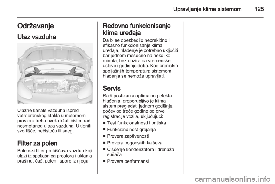 OPEL ADAM 2013.5  Uputstvo za upotrebu (in Serbian) 