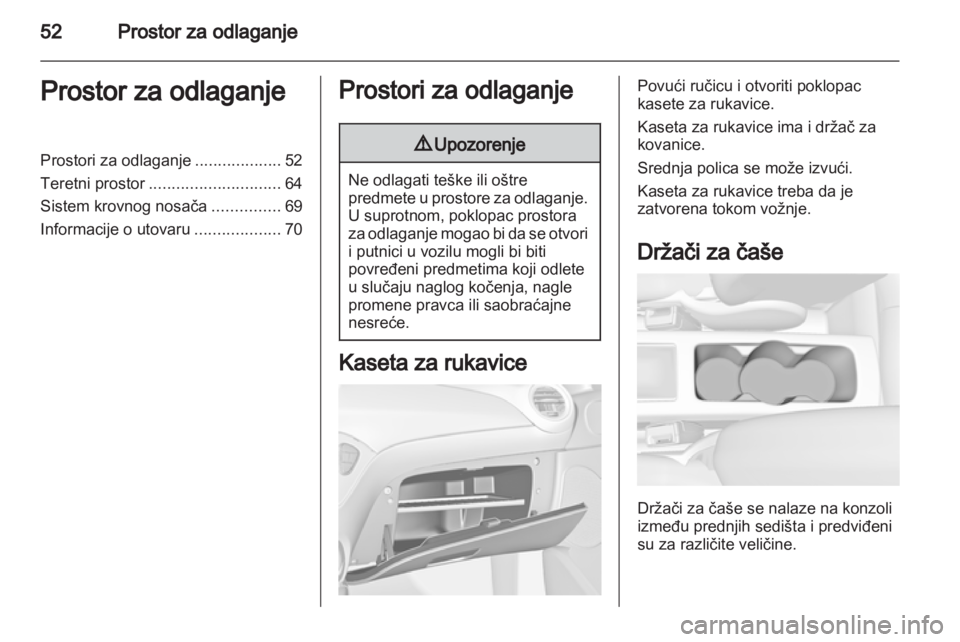 OPEL ADAM 2013.5  Uputstvo za upotrebu (in Serbian) 