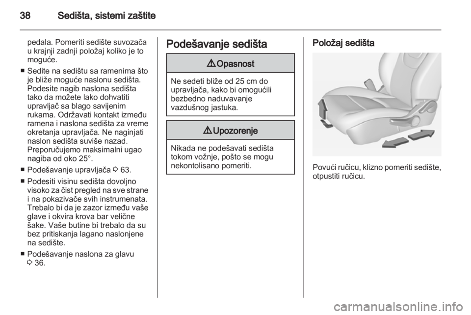 OPEL AMPERA 2013  Uputstvo za upotrebu (in Serbian) 